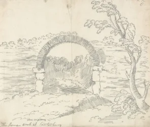 El arco romano en Canterbury